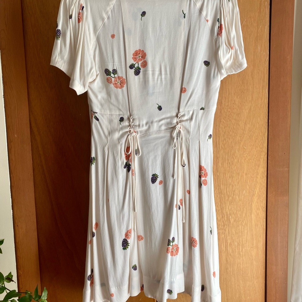 White Floral Dress